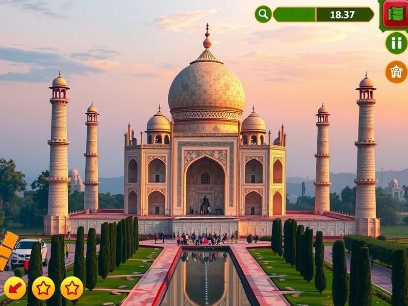 Taj Mahal Legacy Puzzle Game Screenshot